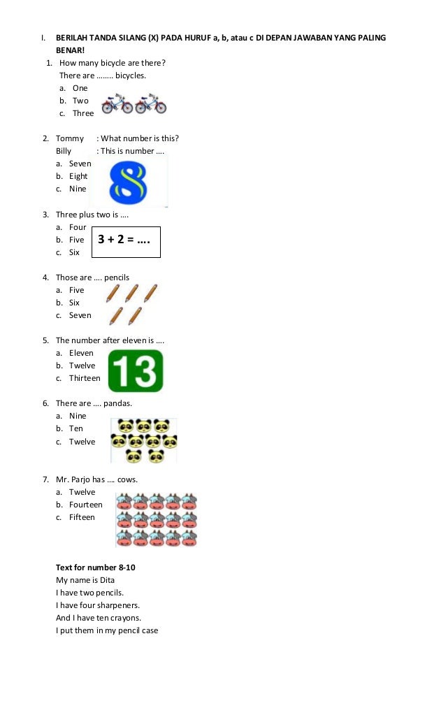 Tren Gaya 23 Soal Bahasa Inggris Kelas 1 My Family Tren Gaya 23 Soal Bahasa Inggris Kelas 1 My Family