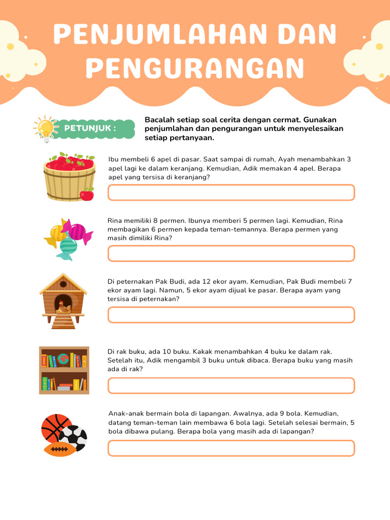 5 Rahasia Mengajarkan Soal Cerita Penjumlahan Kelas 1 Agar Anak Cepat Paham dan Jago Hitung