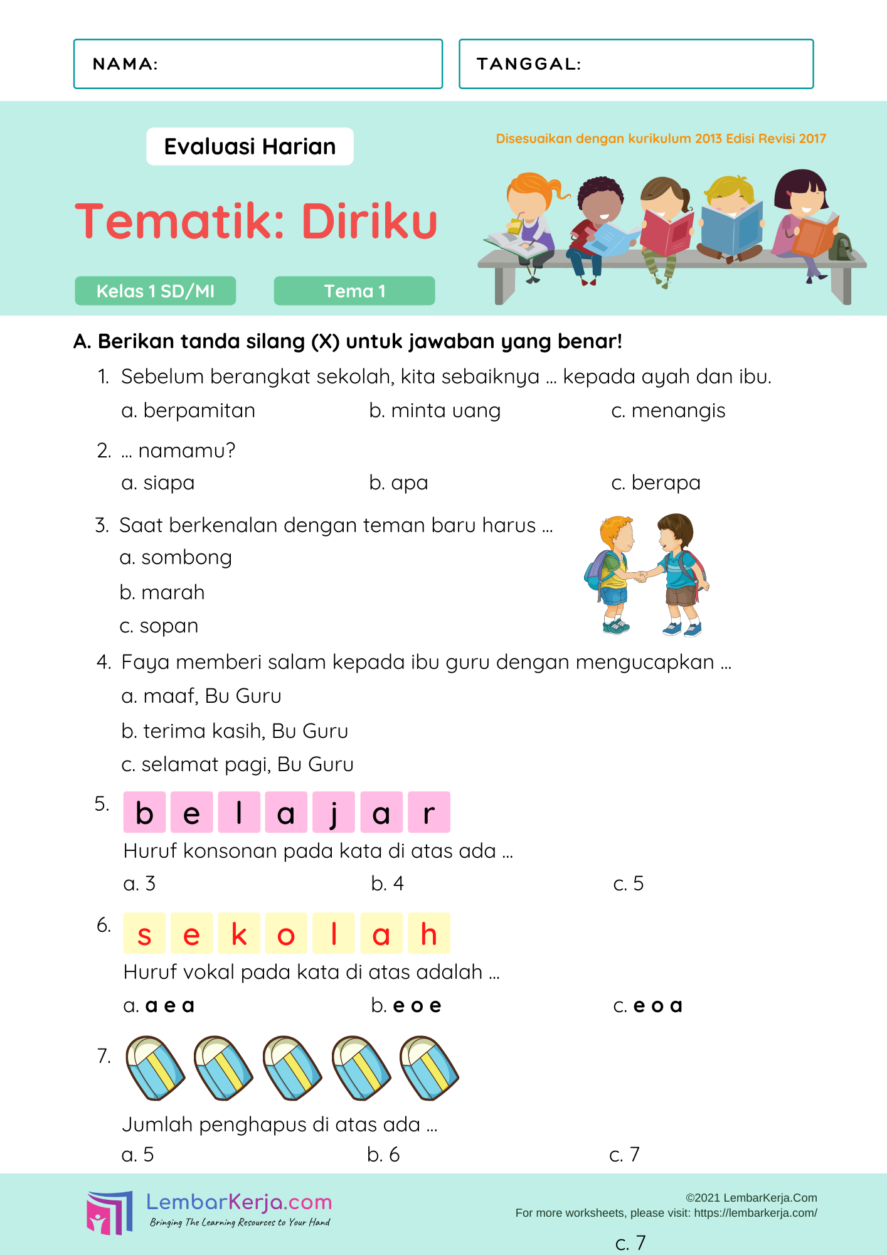 7 Rahasia Belajar Efektif dengan Latihan Soal Ulangan Kelas 1 SD 2022 untuk Anak Anda