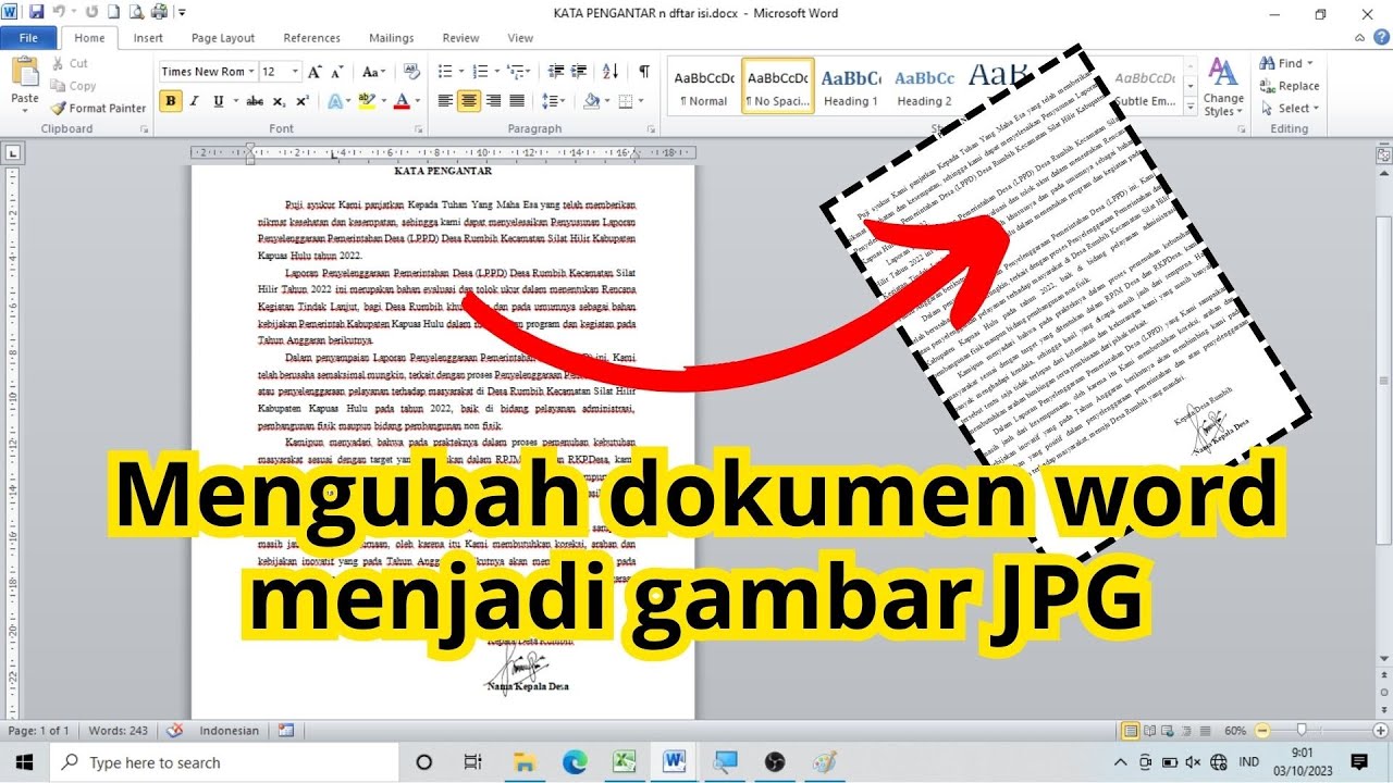 Mengubah Dokumen Word Menjadi JPG Panduan Lengkap untuk Konversi yang