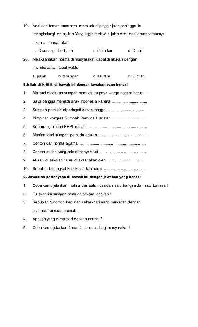 5 Bentuk Soal Uraian PKN Kelas 9 Semester 1 yang Wajib Dikuasai Agar Lulus Ujian 2026