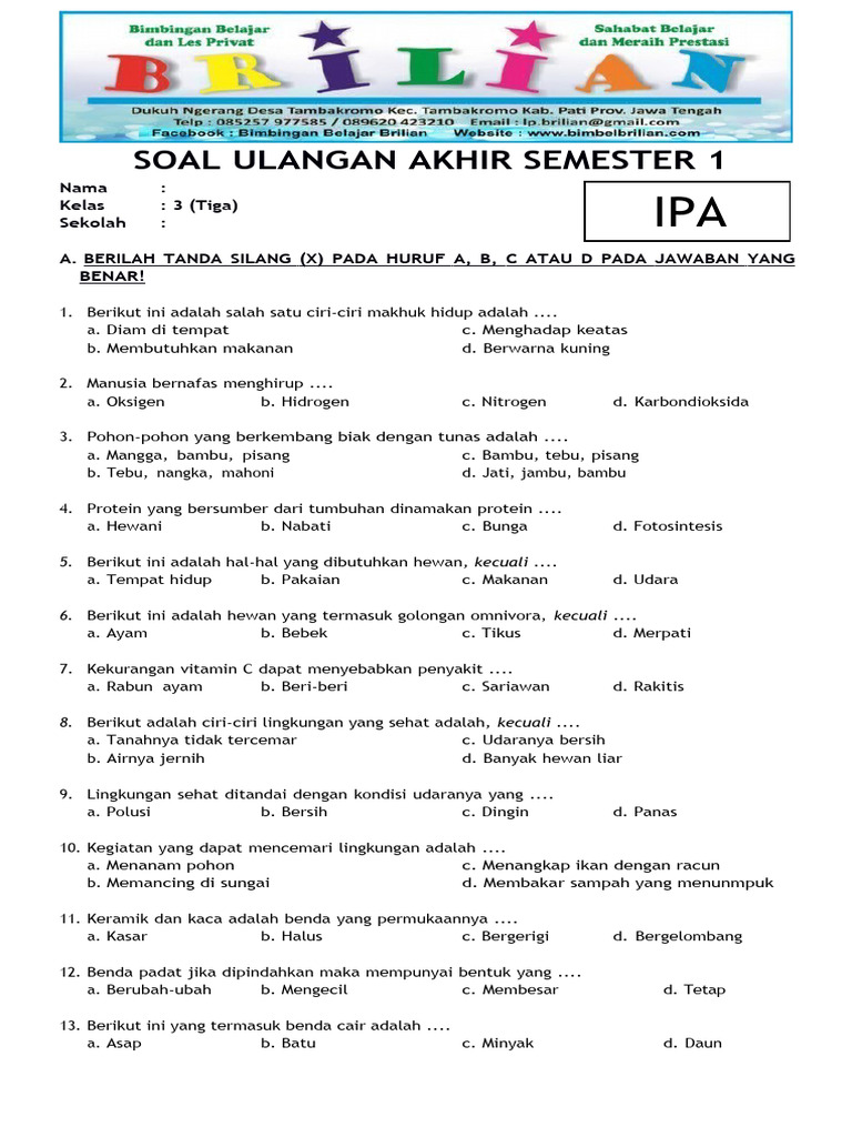 5 Fakta Mengejutkan Kisi Kisi Soal Tematik Kelas 3 SD Tahun 2026 yang Wajib Guru Tahu