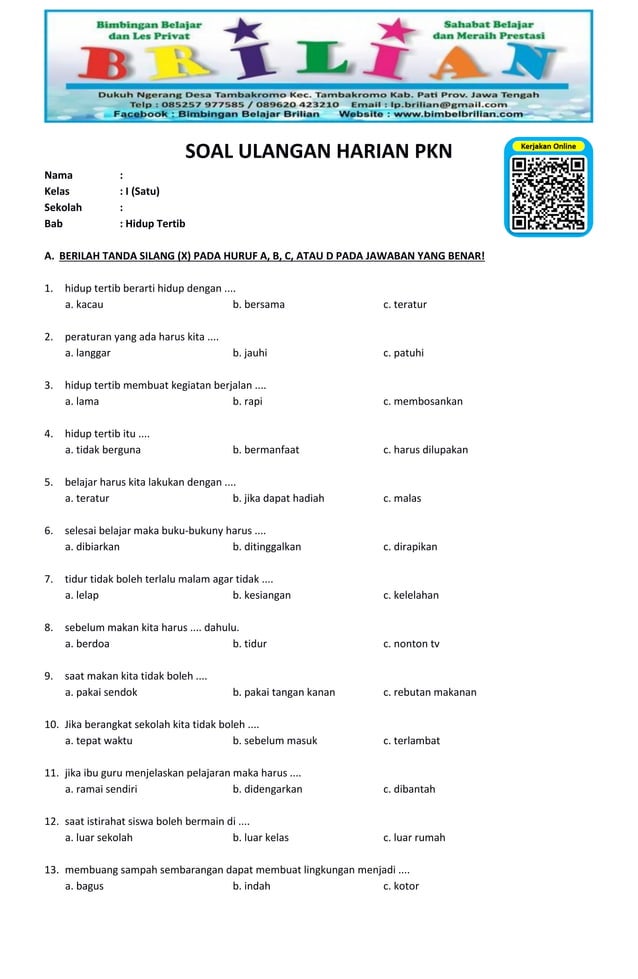 5 Fakta Wajib Tahu soal Ujian Semester 1 Kelas 3 SD PKN yang Mengejutkan Orang Tua