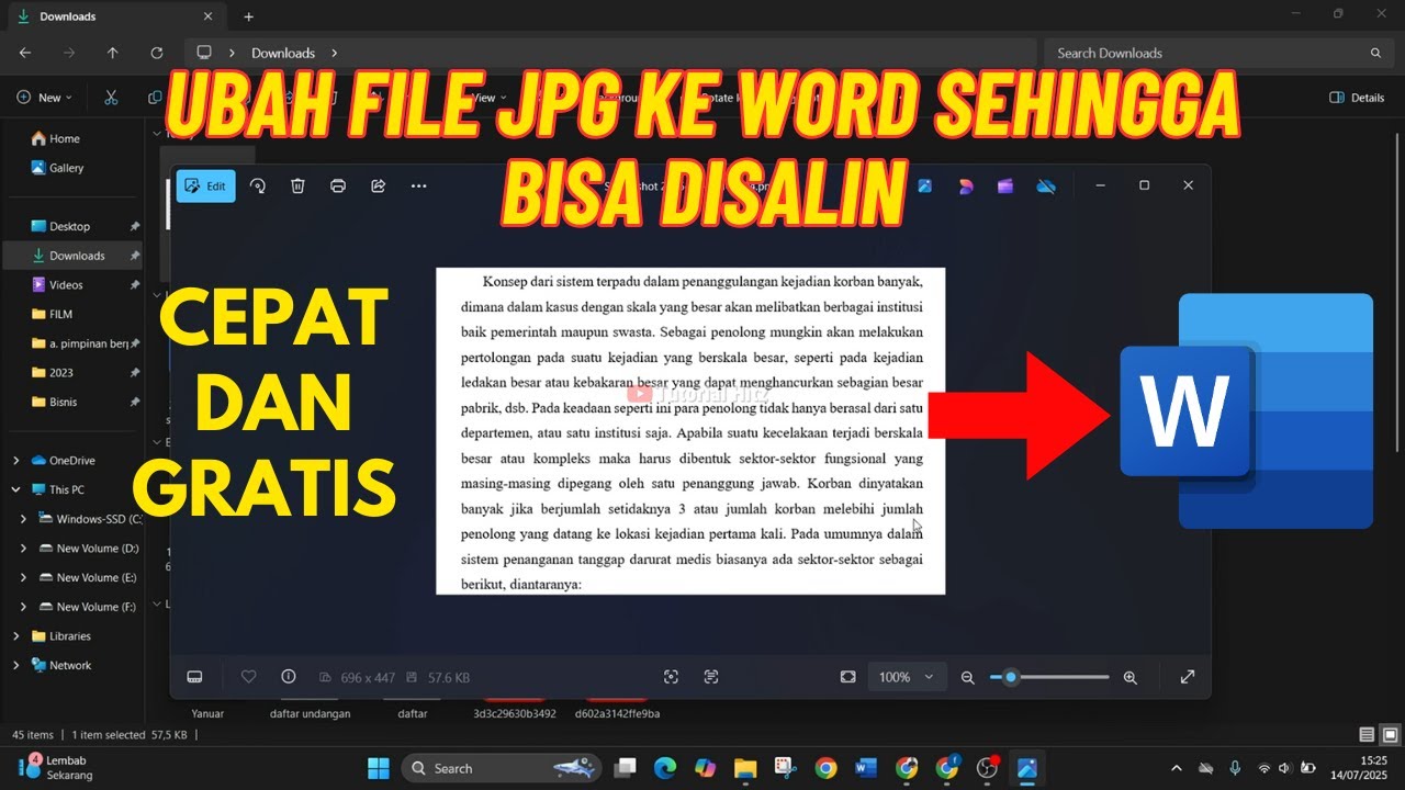 Cara Cepat Mengubah File JPG Ke Word - YouTube Cara Cepat Mengubah File JPG Ke Word - YouTube