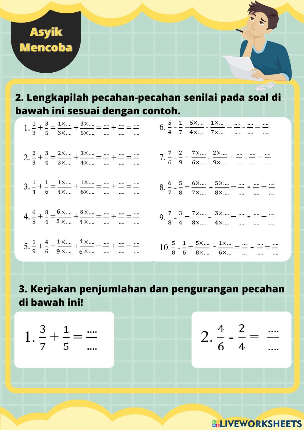 Kelas 3 Matematika Membandingkan Pecahan Tips And Solution - Free Word Kelas 3 Matematika Membandingkan Pecahan Tips And Solution - Free Word