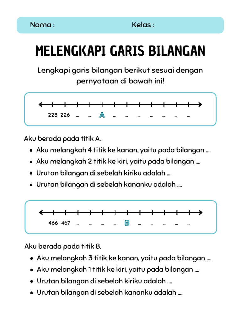 3 Soal Penjumlahan Garis Bilangan Kelas 3 SD yang Sering Muncul di Sumatif 2026