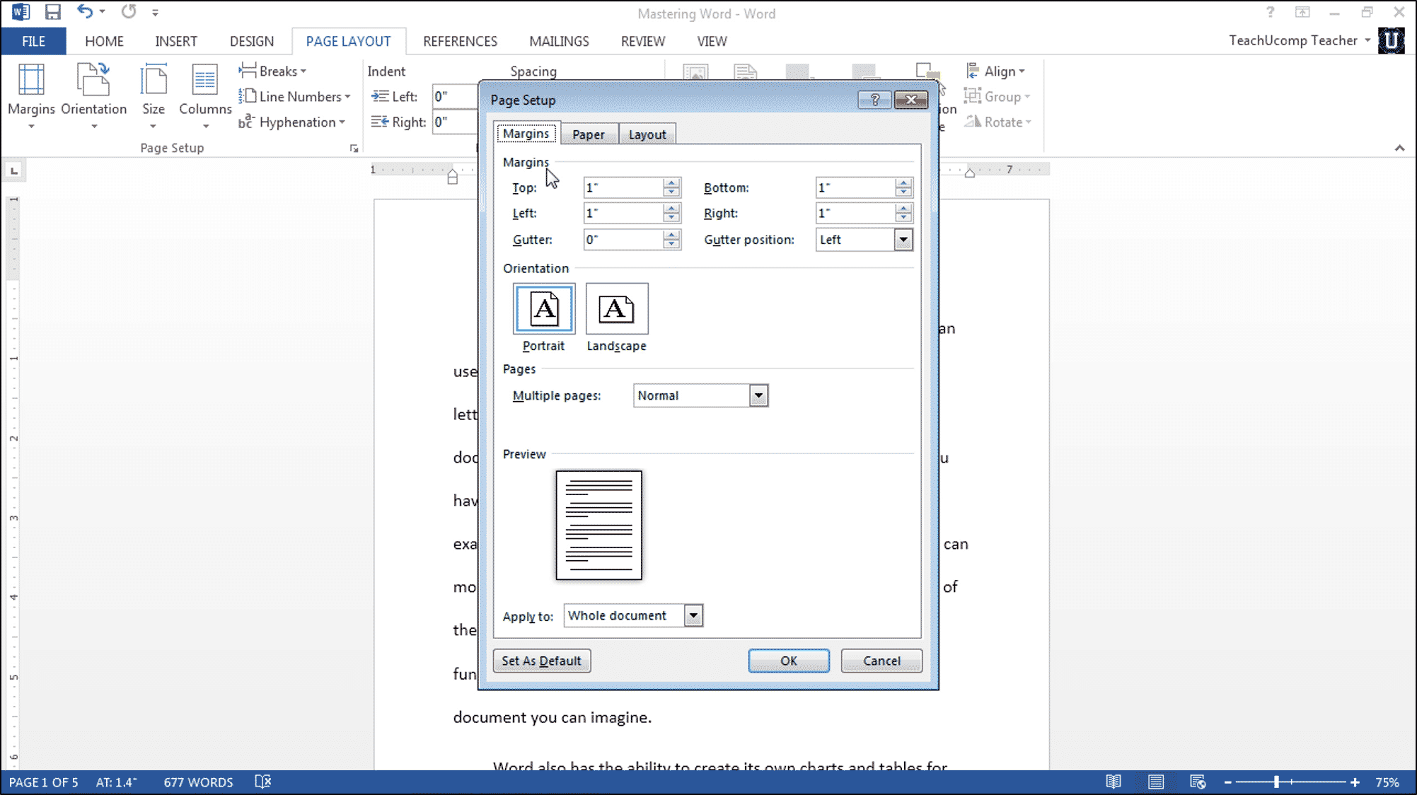 Microsoft Word Pagination Settings WLHDOQ