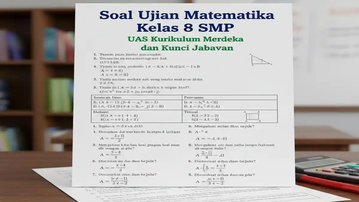 Ternyata 5 Contoh Soal Kelas 8 Chapter 2 K13 Ini Sering Muncul di Ujian 2026