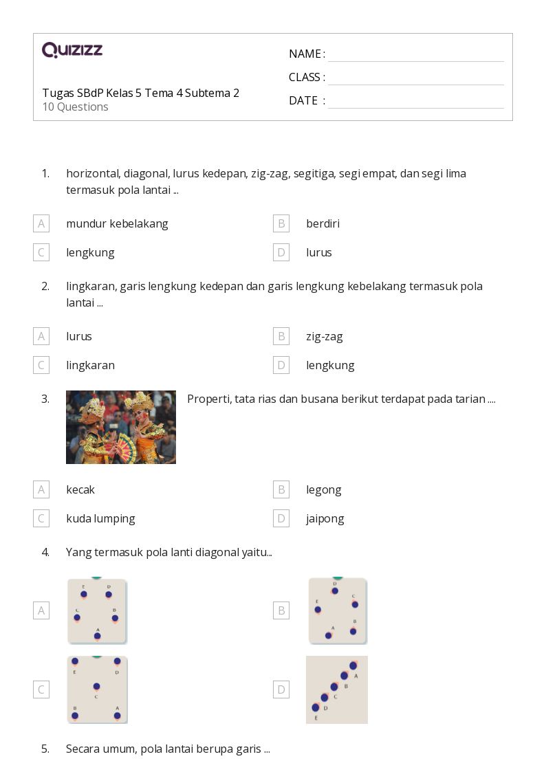 5 Contoh Soal Kelas 5 Tema 4 Subtema 2 Siap Cetak untuk Lembar Kerja Siswa yang Wajib Dicoba