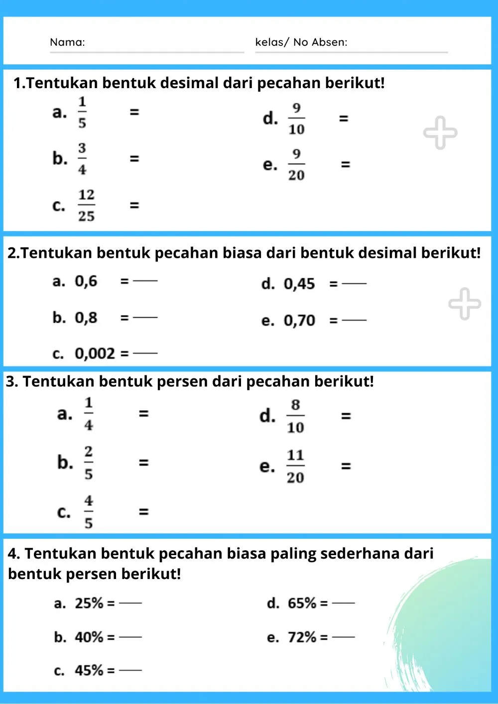 Kumpulan Soal Pecahan Desimal SD Kelas 4 yang Sering Keluar di Ujian, Ternyata Ini Trik Cepat Menjawabnya Tanpa Bingung