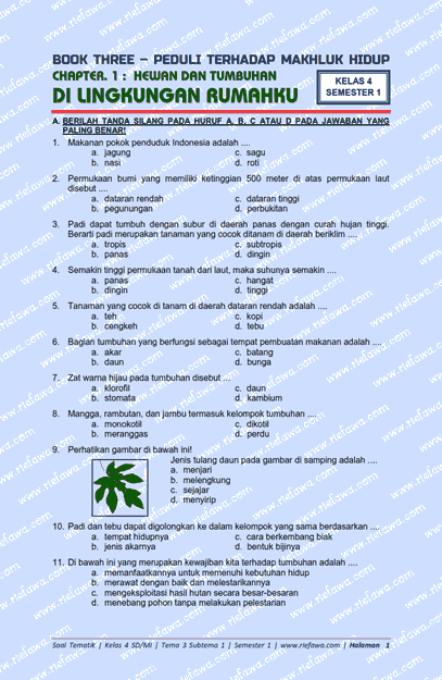 Rahasia Kumpulan Soal Tematik Kelas 4 Tema 3 Paket 1 yang Bikin Kuasai Pancasila