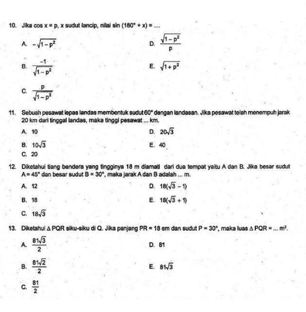 Rahasia Sukses! Contoh Soal Matematika SMK Kelas 10 Semester 2 Kurikulum 2013 Biar Lulus