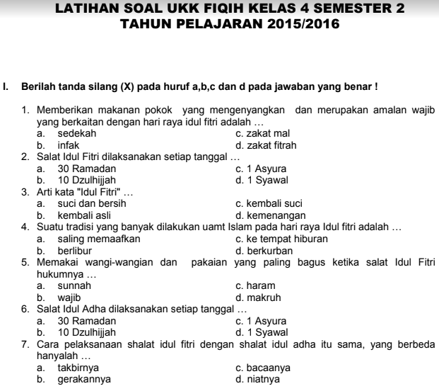 Terbukti 5 Cara Kuasai kumpulan soal pelajaran fiqih kelas 4 semester 2 Sebelum Ujian