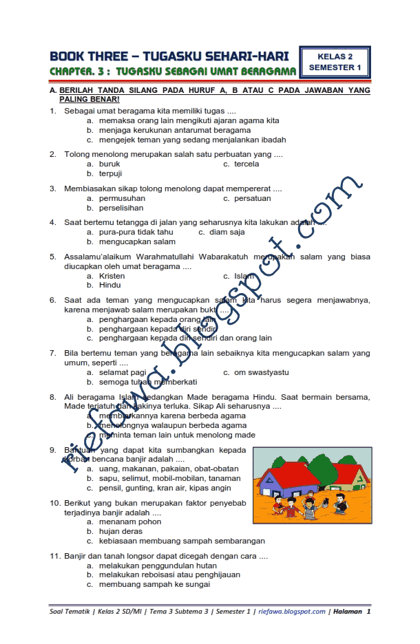 Terbukti 7 Tips Menguasai Kumpulan Soal Tematik Tema 3 Subtema 2 Kelas 5 dengan Mudah
